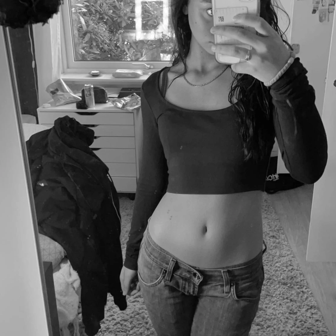 Lågmidjade jeans - 90