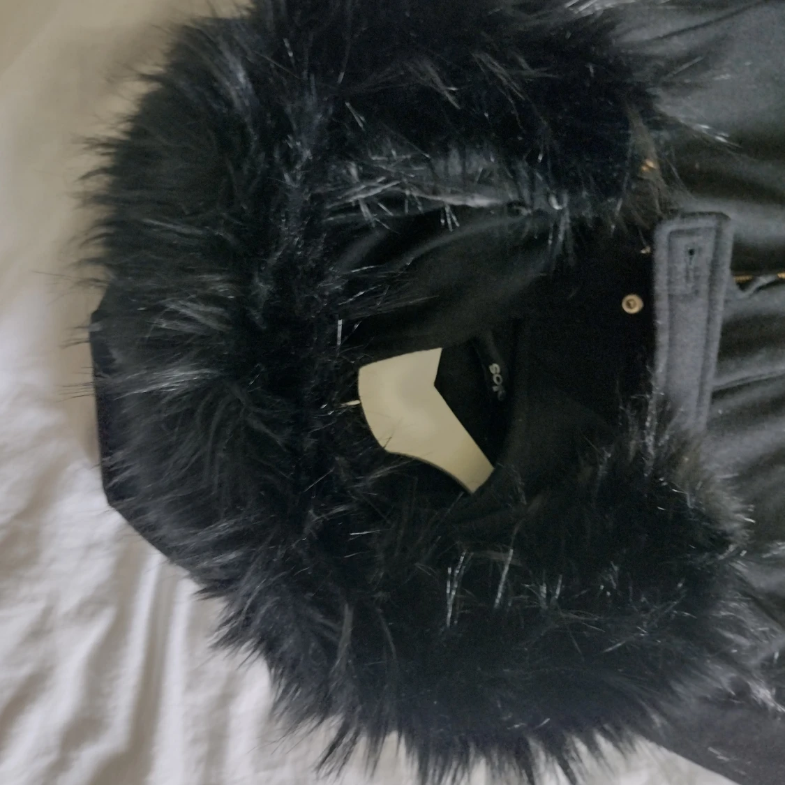 Ullkappa med päls  - 91