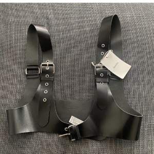 Black leather harness from Bershka  Never used  Still with the tag 