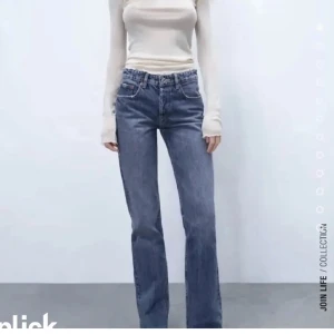 Zara  - Ett par zara jeans i storlek 34, lite för stora så de skräpar bara i garderoben 💗 