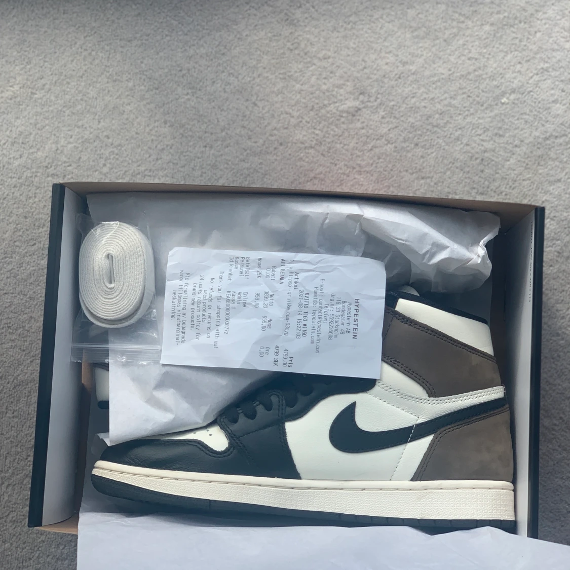 Jordan 1 high mocha - 90