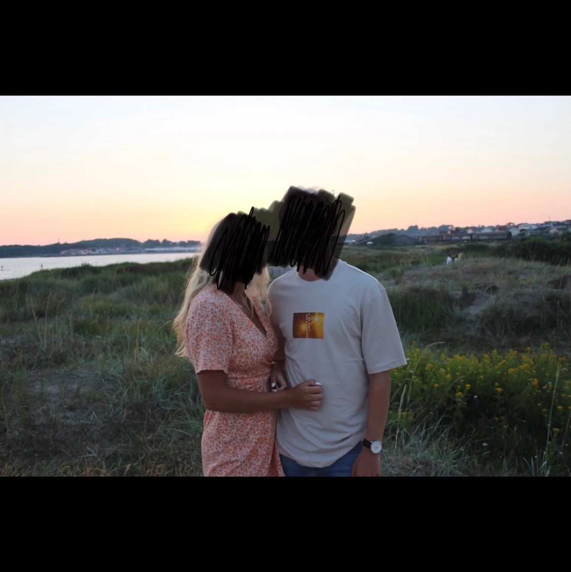 Blommig klänning - 90