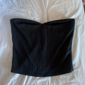 Bandeau topp - Svart bandeau topp storlek s