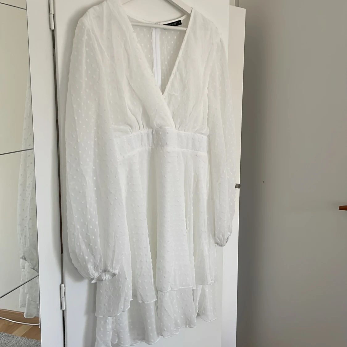 Vit sommar klänning! - 90