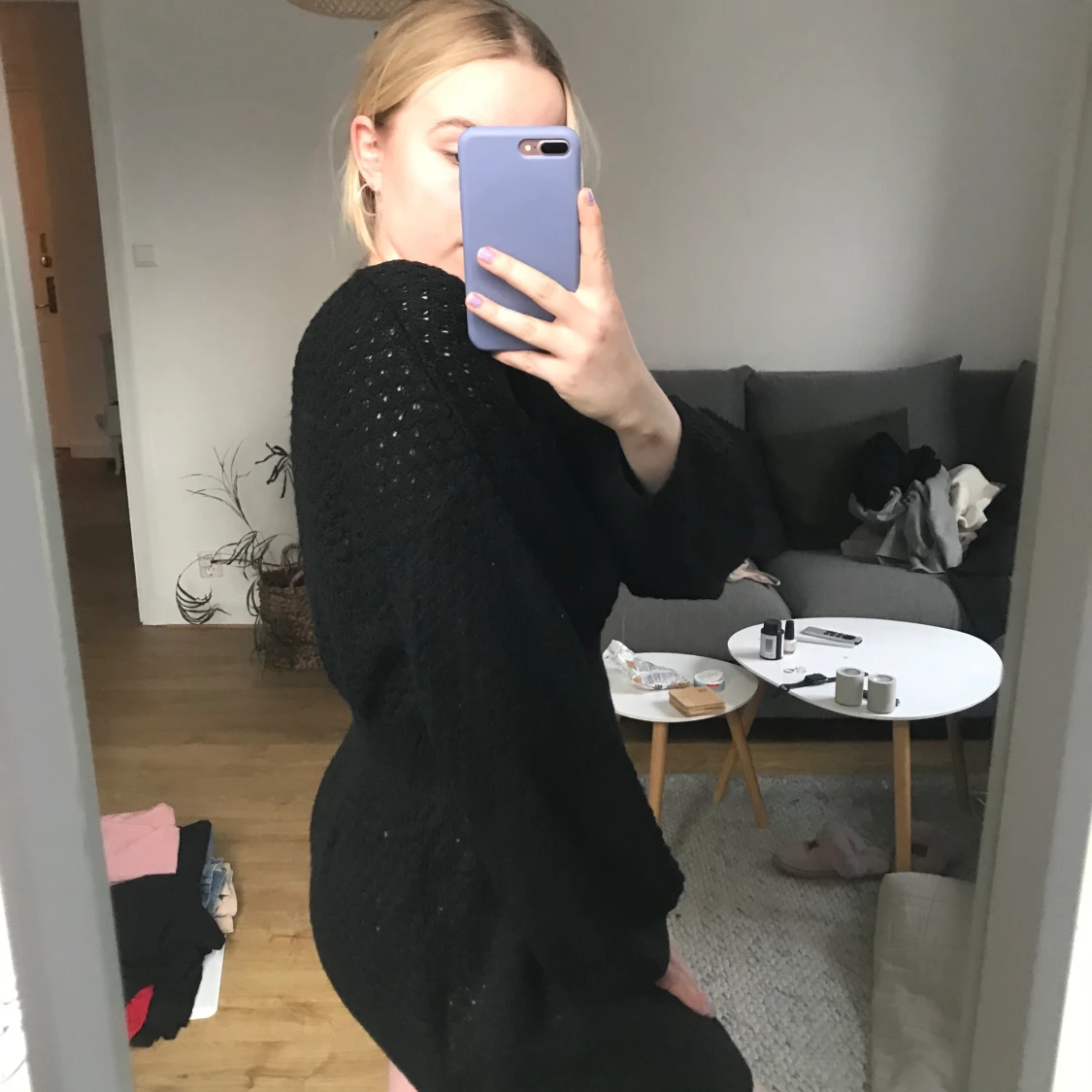 Stickad Klänning - 90