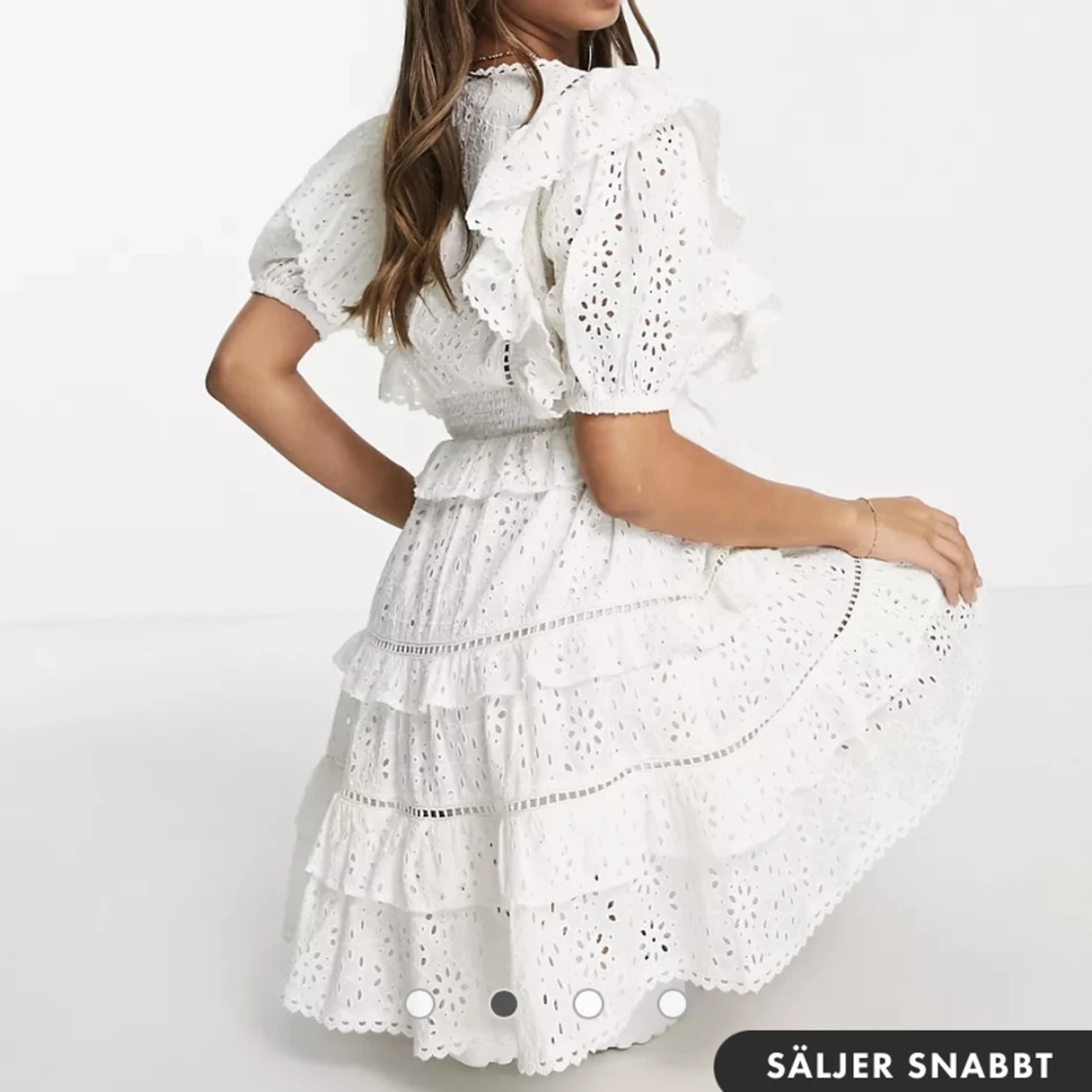 Vit studentklänning - 90