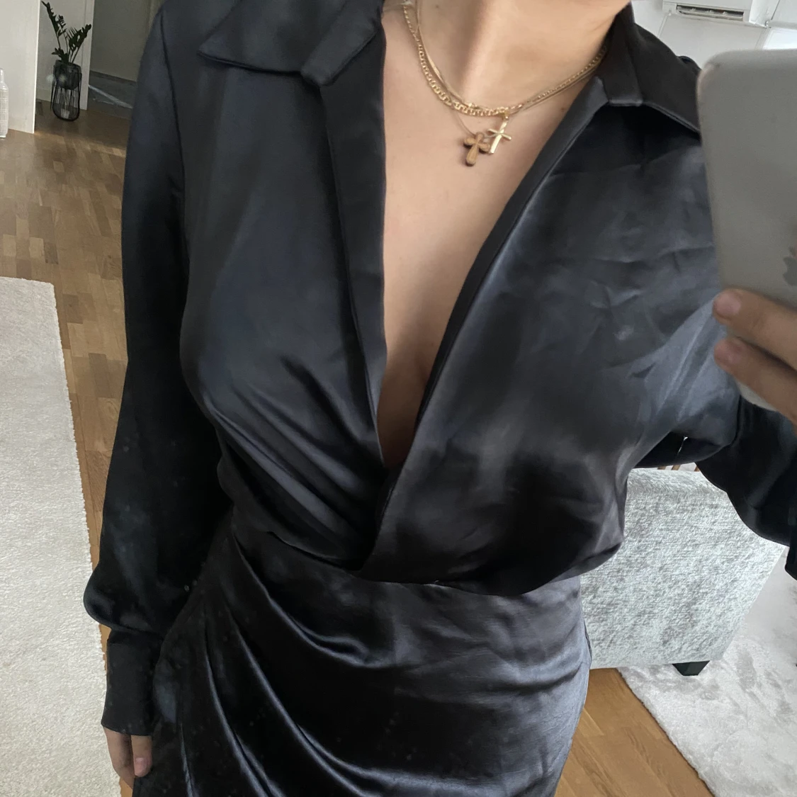 Silkesklänning från zara  - 90