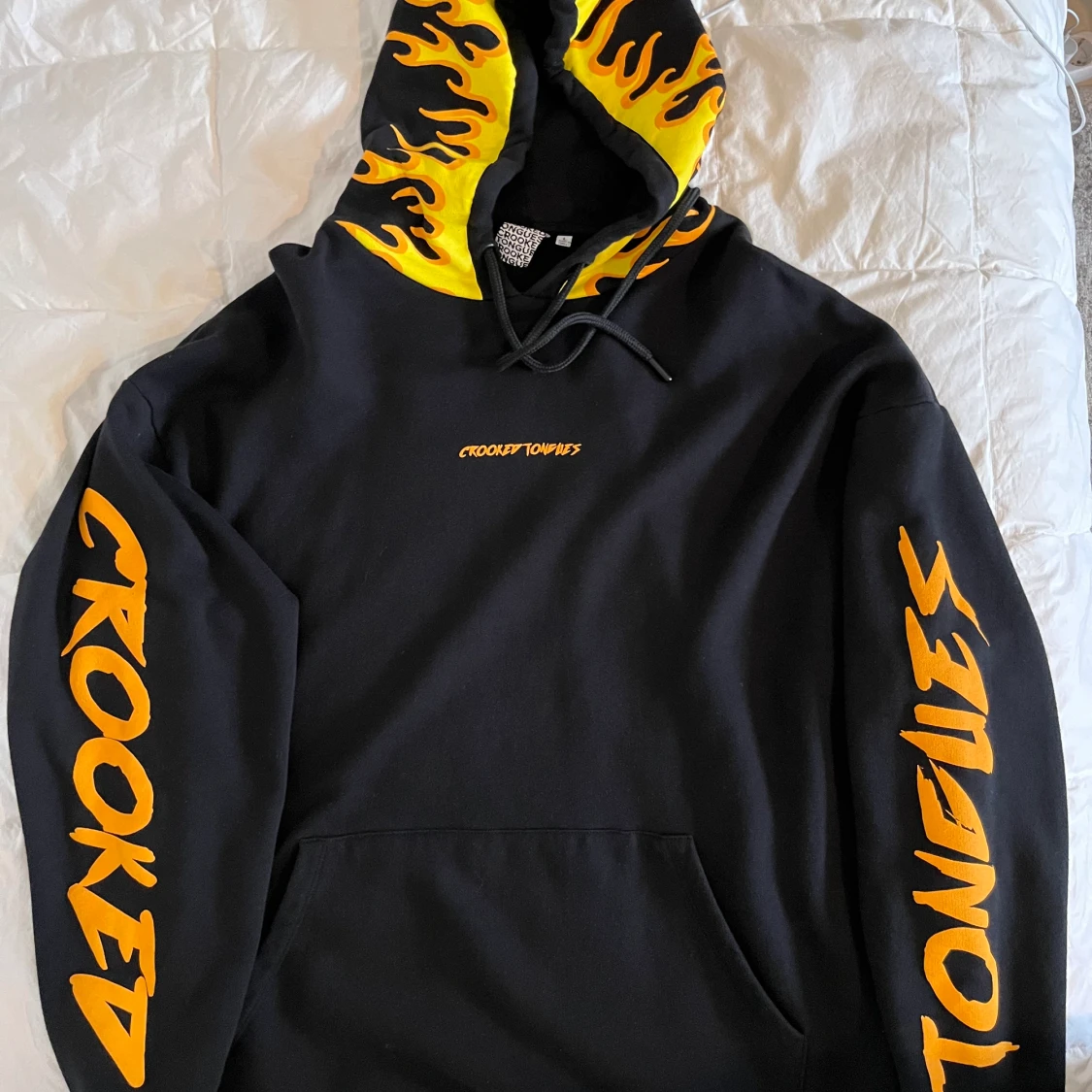 Flame black Hoodie  - 90