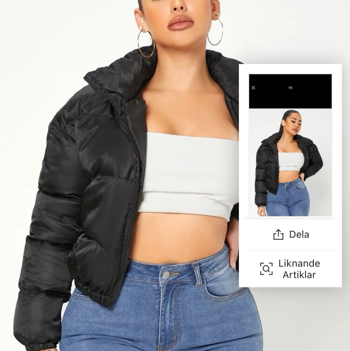 Oanvänd jacka storlek M - 90