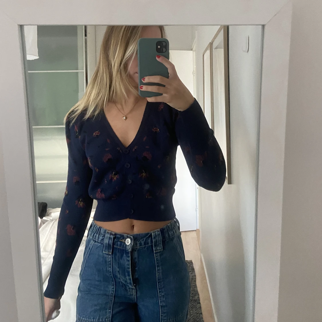 Blommig kofta💙💜❤️