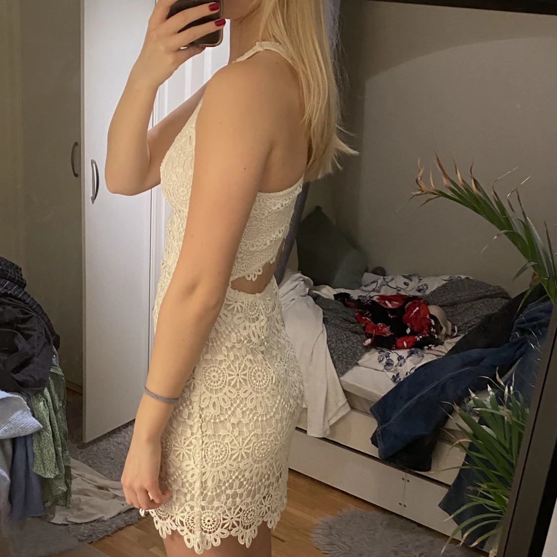 Vit klänning - 90