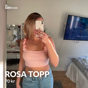 rosa topp - oanvänd rosa topp