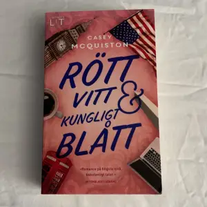 den populära booktok boken red white & royal blue på svenska 😊 superfint skick 