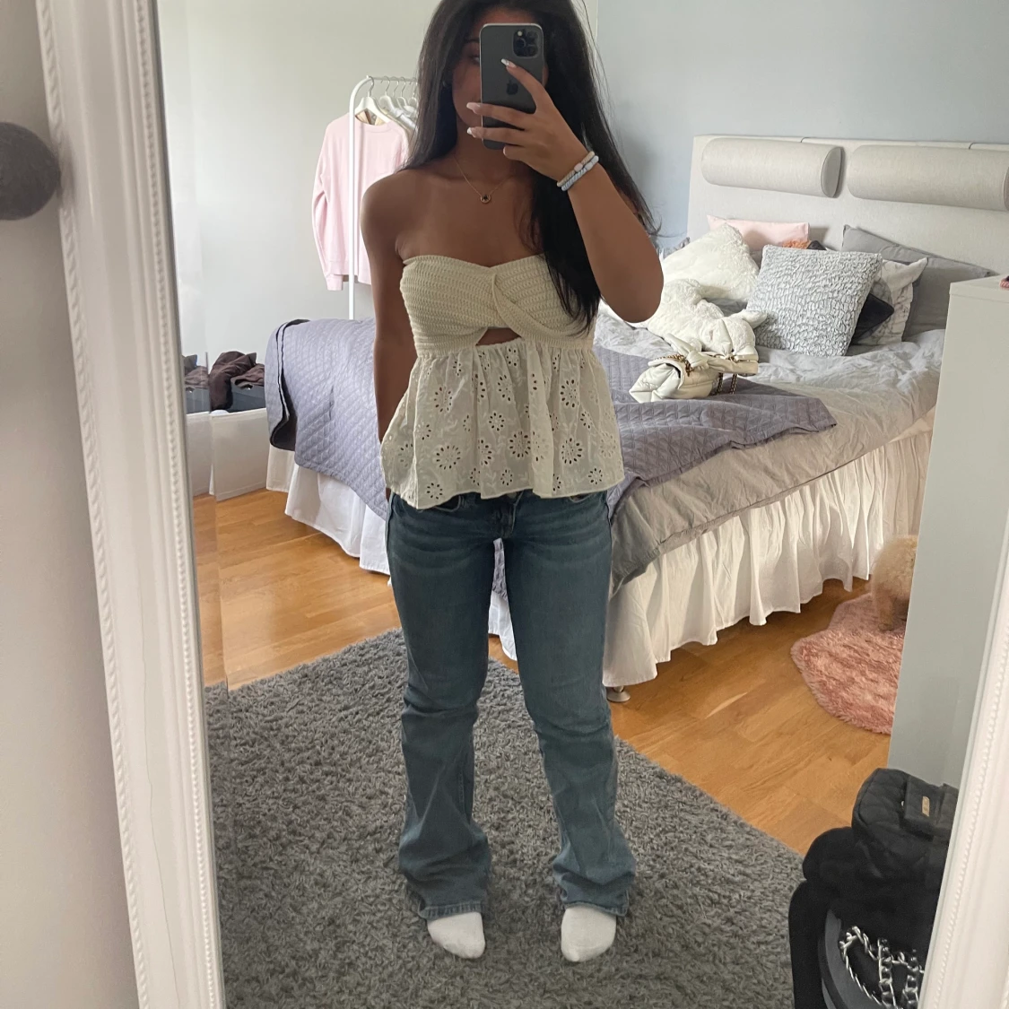 Vit topp från Zara - 90