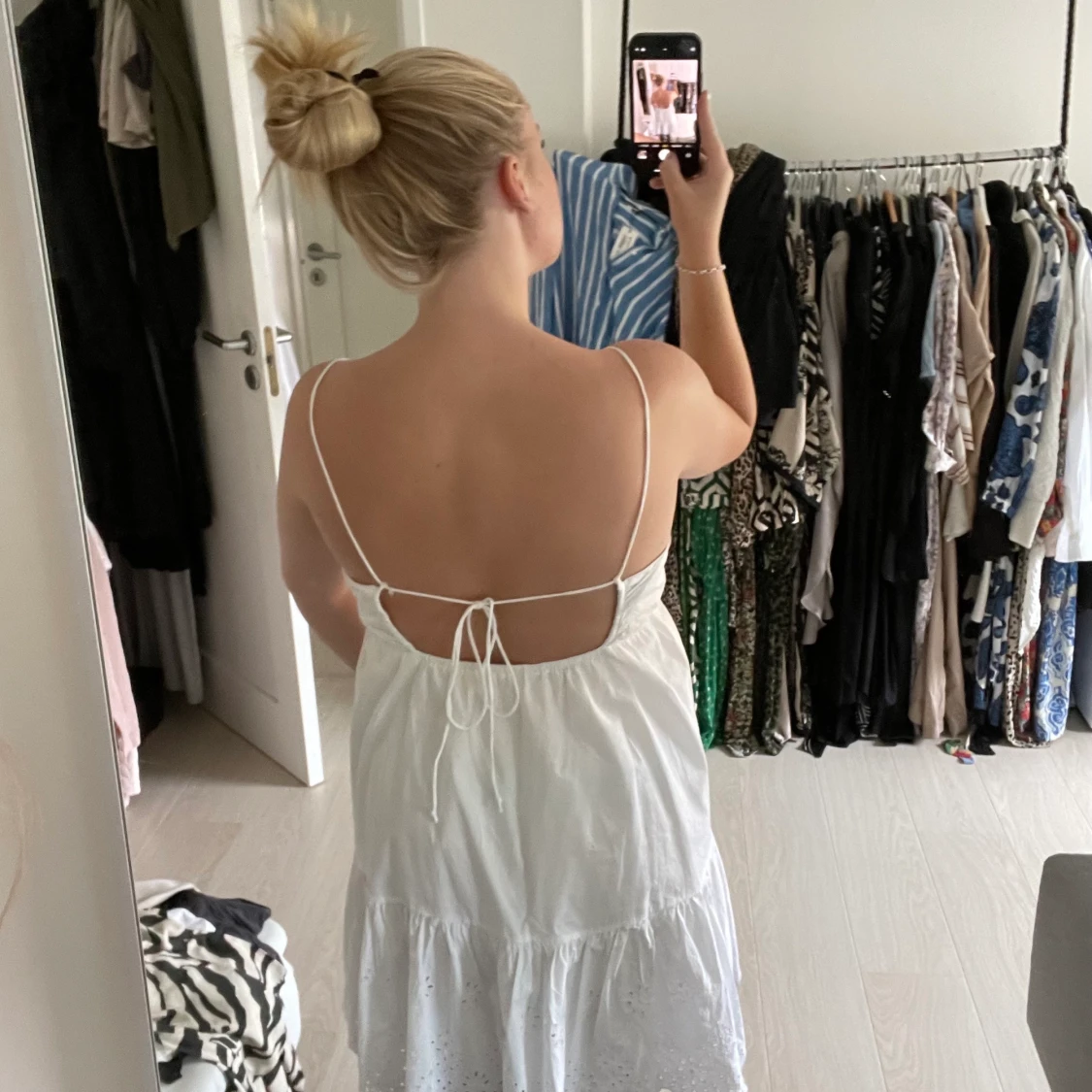 Vit zara klänning - 91