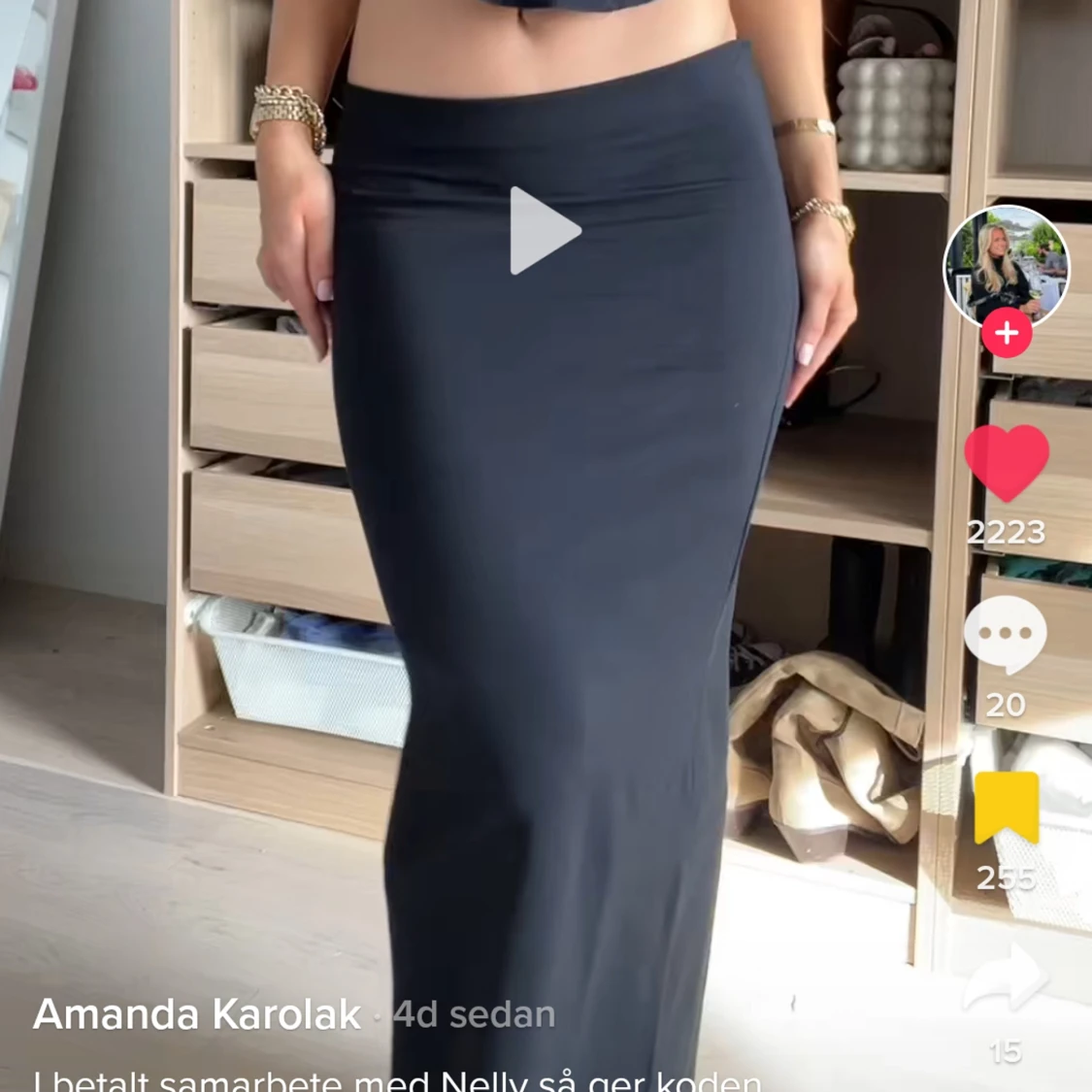 Low waist maxi skirt  - 90