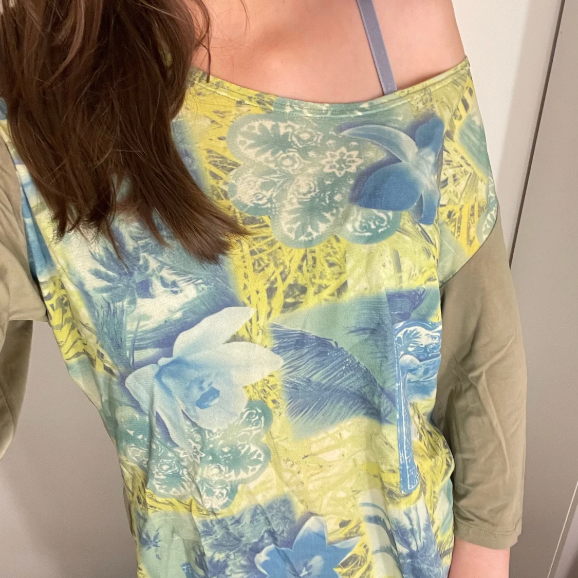 Trekvarts armad tröja💚