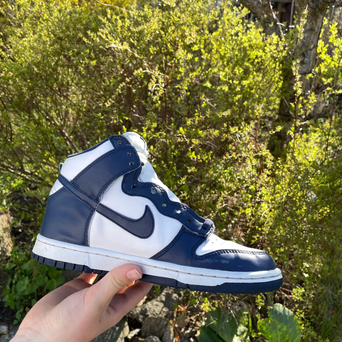 Nike dunk high midnight navy 