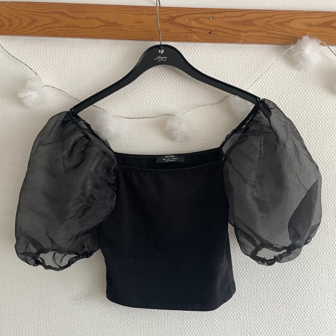 Festtopp med puffärmar - 90