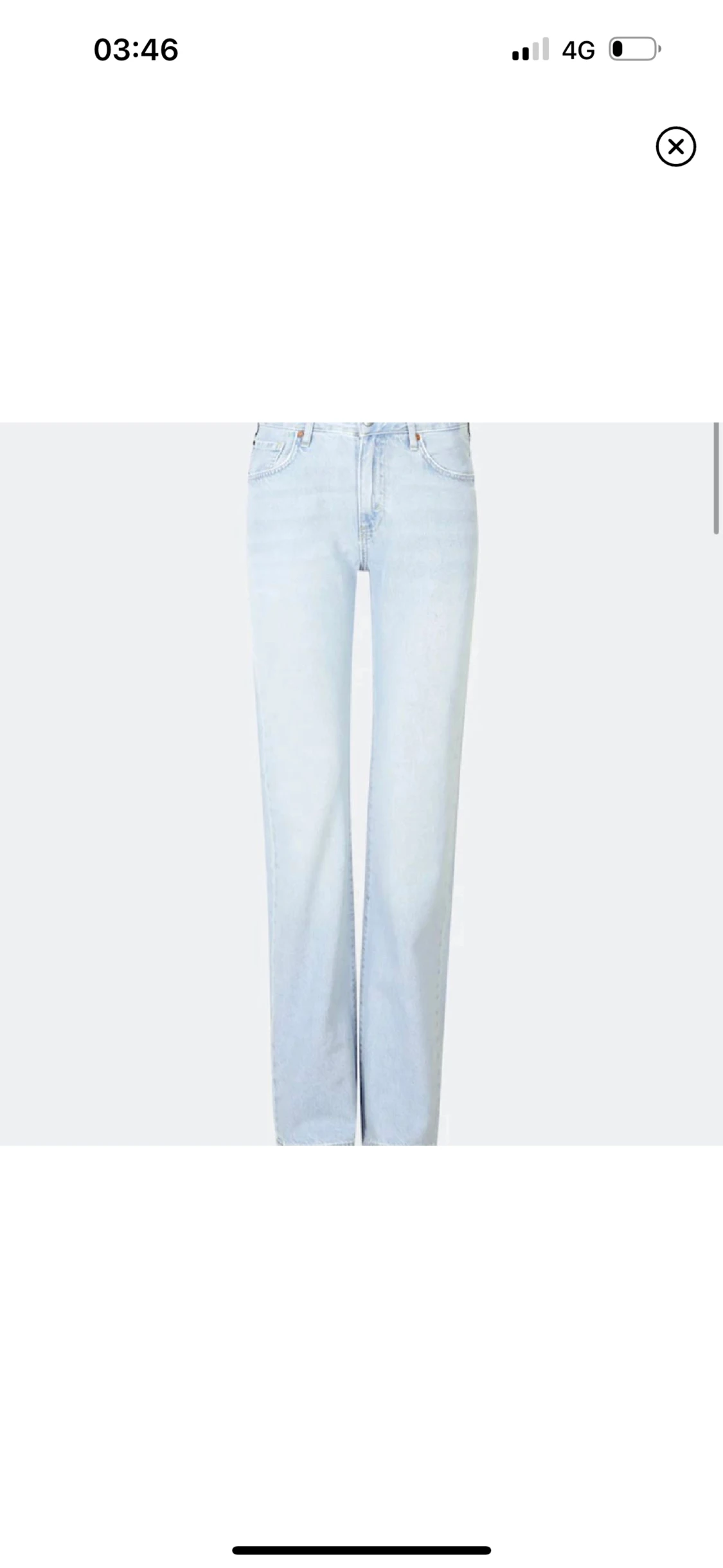 Lågmidjade jeans  - 90