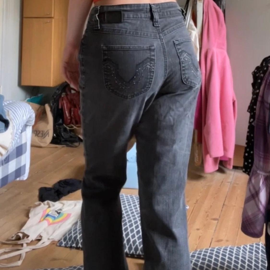 Lågmidjade jeans - 90