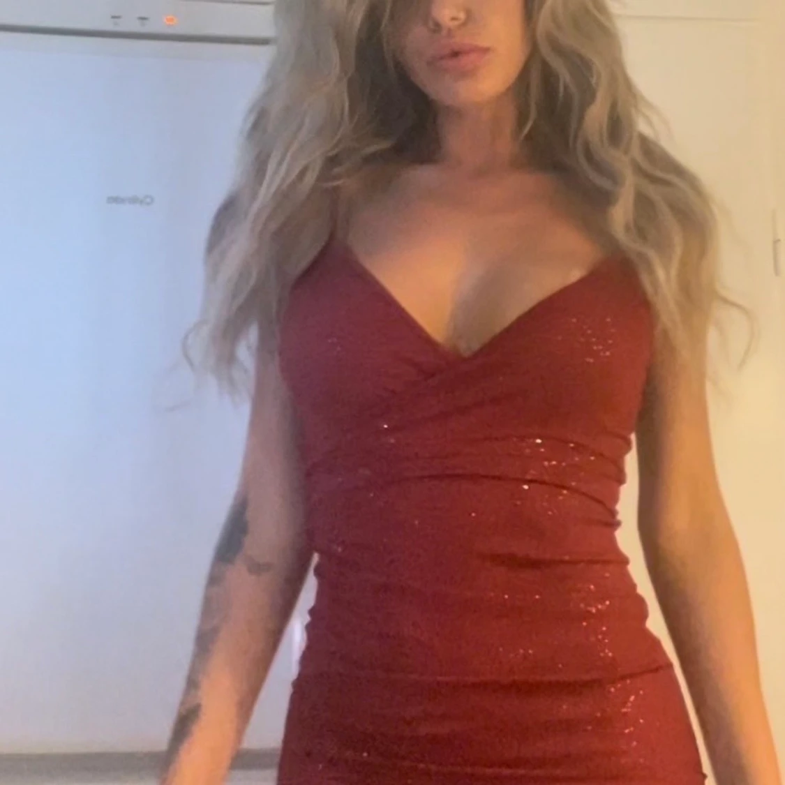 Glittrig klänning - 90