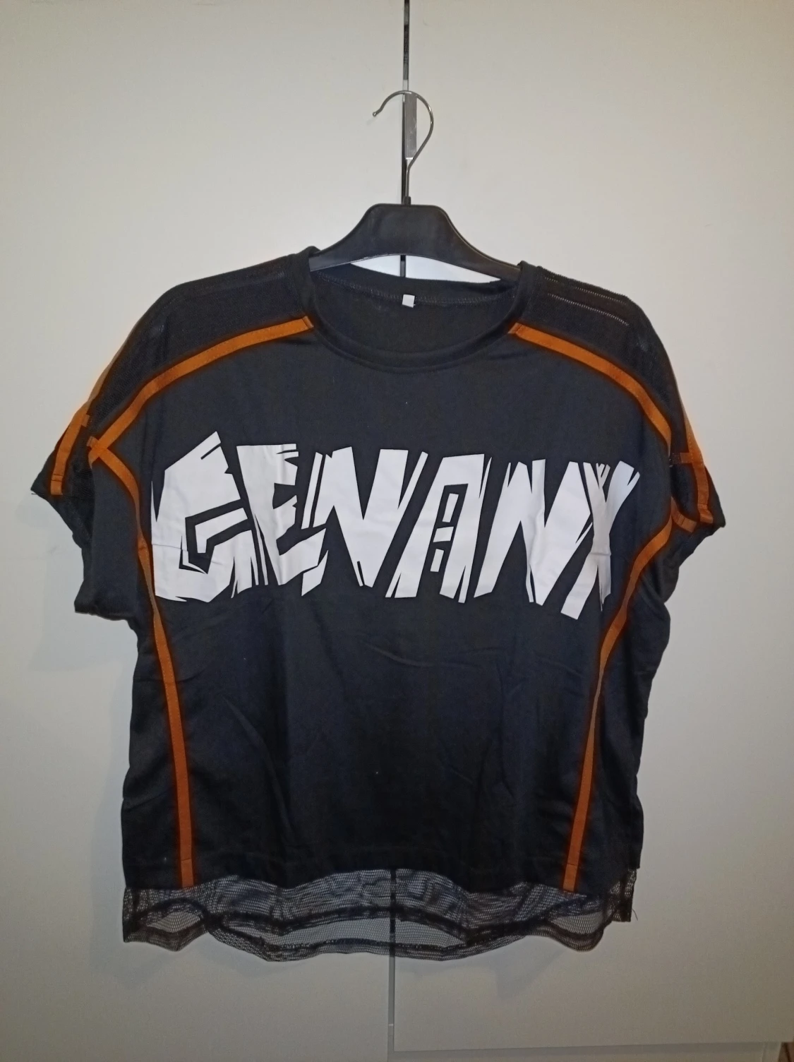 Oversize T-shirt med nät