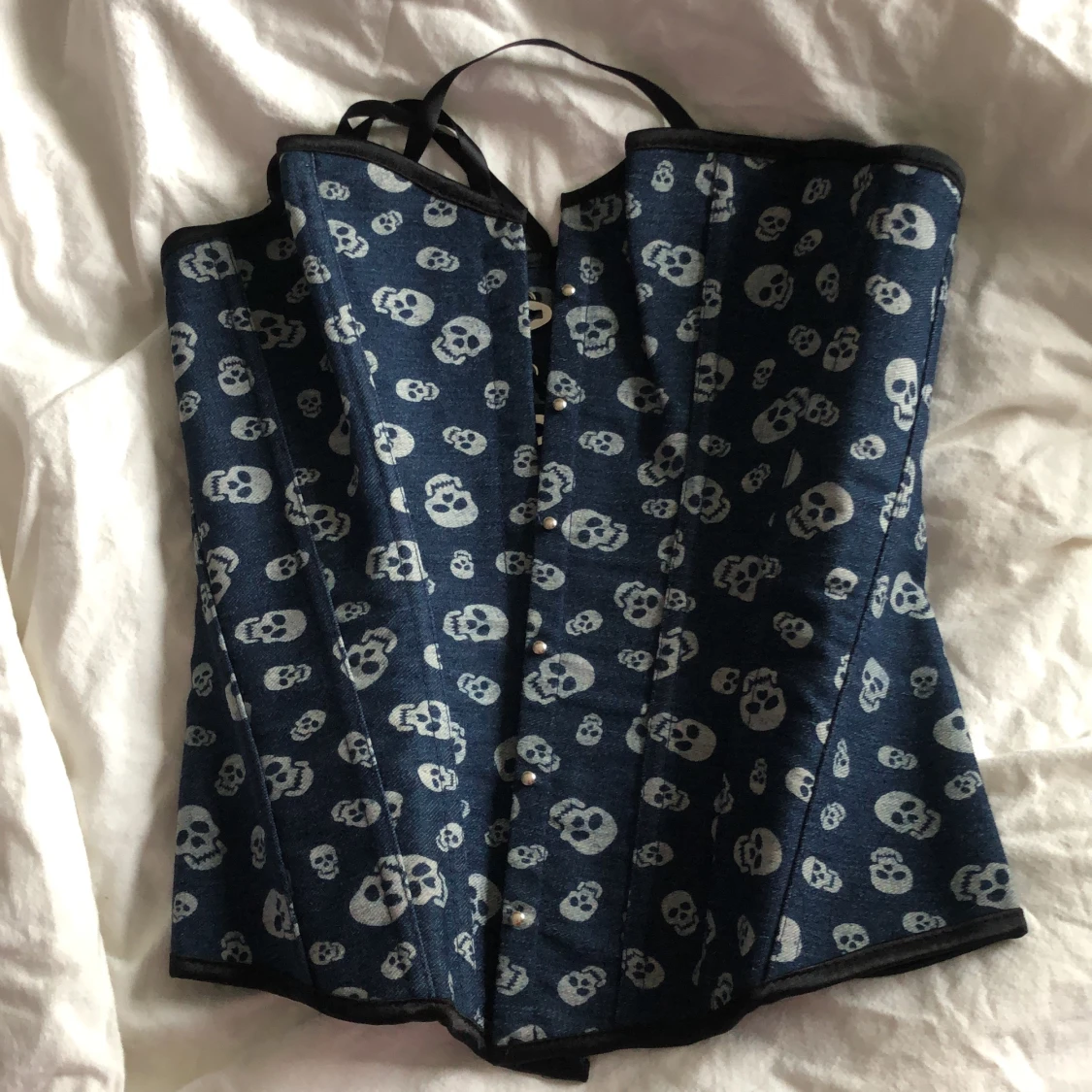 Dödskalle korsett - 91