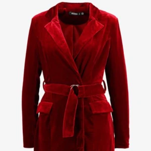 Mörkröd klänning.  - Använd en gång på en julfest! Riktigt snygg, och nyskick. Köpt på Zalando för 2-3 år sen. Köpt på Zalando. 