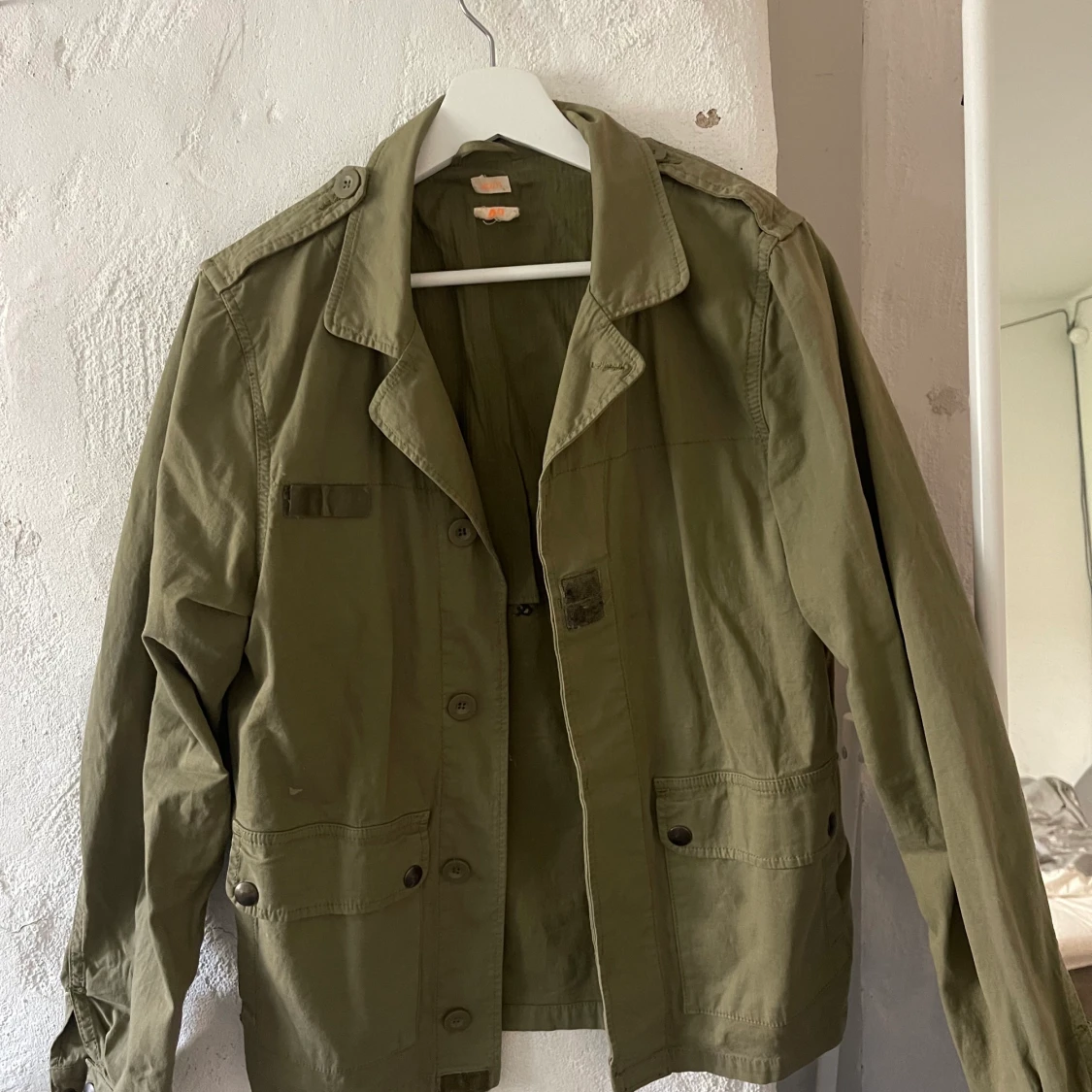 Grön militär jacka