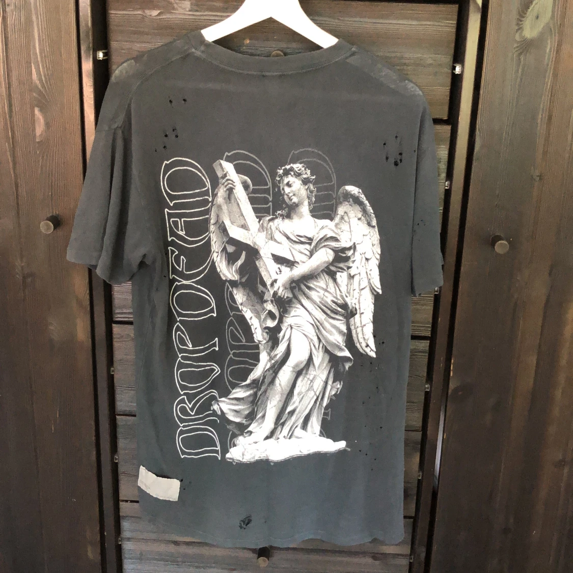 Drop Dead ”Not on God’s Team” T-shirt Small - 90