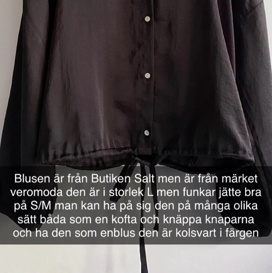 Svart blus - 90