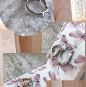 Örhängen  - Säljer dessa örhängen, Aldrig använda(spritas innan de säljs)  50kr för alla +frakt 11kr, man måste inte köpa alla mina kan köpa ett par också, ett par kostar ca 20/15kr +frakt