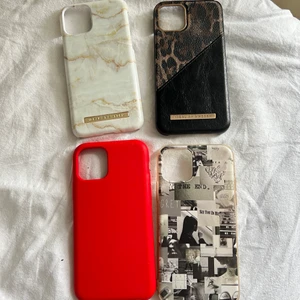 Skal till iPhone 11 PRO  - Vissa skal är knappt använda och vissa mer, de högst upp från ideal of Sweden är lite slitet och skadat på vänstra hörnet, just de skalet 50kr, resterande 90kr/st 