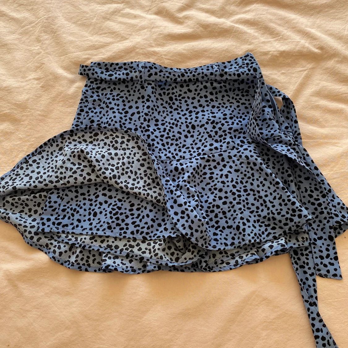 Blå och prickig Skort - 90