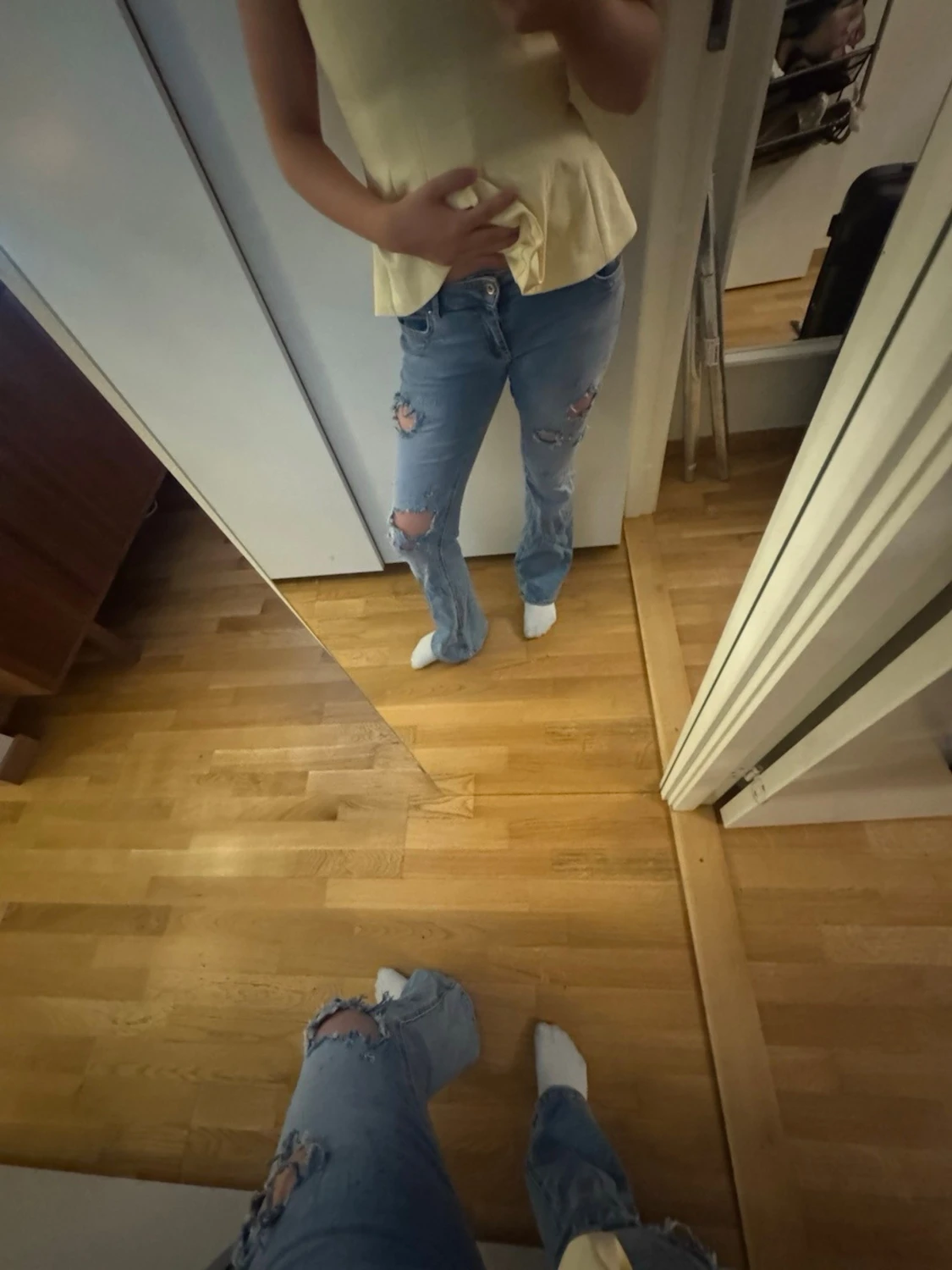 Lågmidjade only jeans - 1