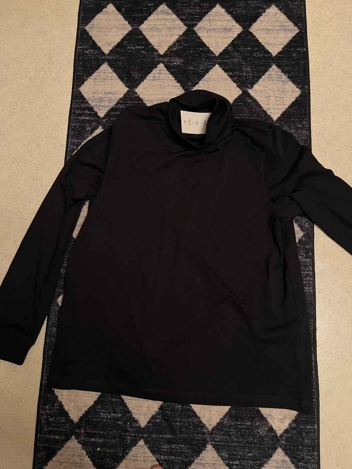 Svart polotopp från H&M, storlek L - 1