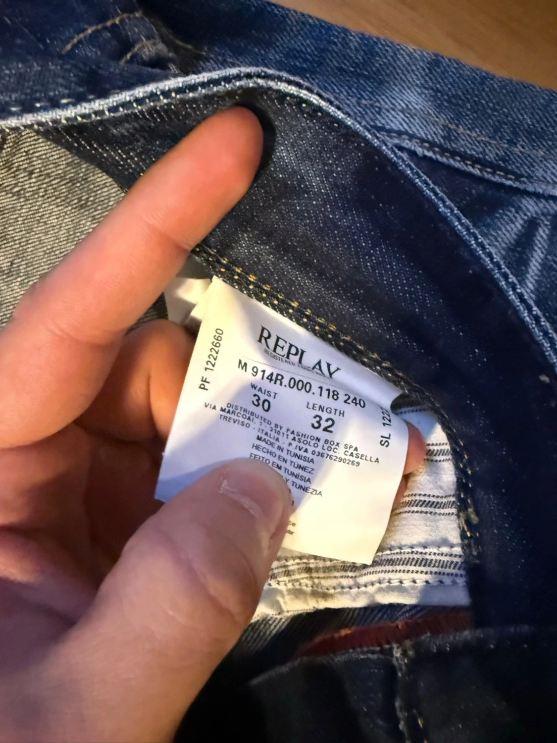 Tvättade Replay Anbass jeans - 5