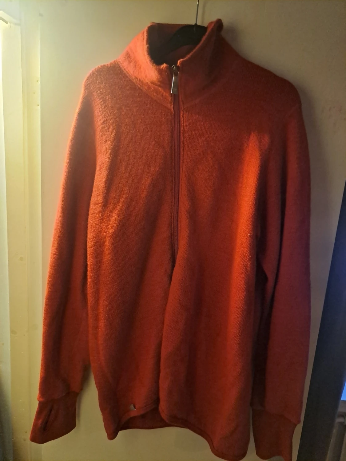 Woolpower stickad ziptröja med hög krage - 1