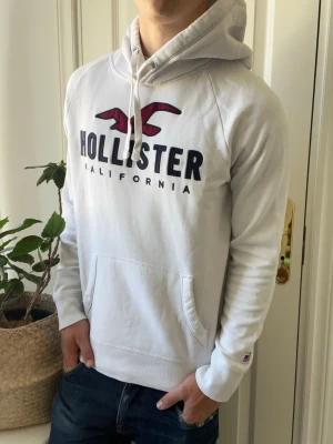 Hollister hoodie  - Hollister hoodie, Inga defekter! Modellen i bilderna är 180 cm 75 kg och bär Storlek M , Kom med frågor! 🌟 (Kan gå ned i pris vid köp av paket 😉) 