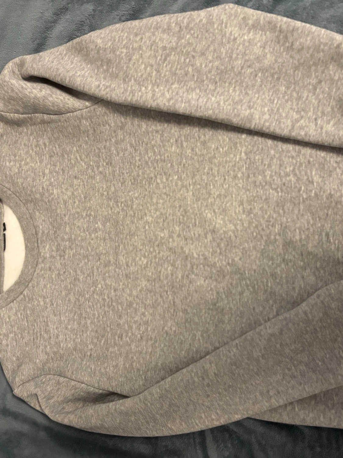 Grå basic sweatshirt