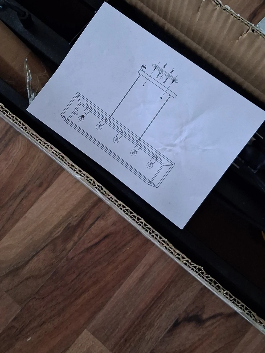 Lisboa taklampa svart/mässing - 3