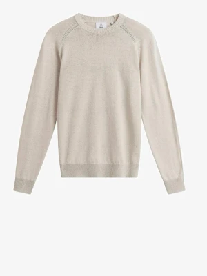 Beige stickad tröja från Bläck - Klassisk beige stickad tröja från Bläck med rund halsringning och ribbade muddar vid ärmslut och nederkant. Tillverkad i mjukt material som ger en clean och stilren look. Perfekt att matcha med jeans.Tröjan är helt ny och kostar ny pris 750kr andvänt 1 gång och jag säljer den för den satt för liten på mig