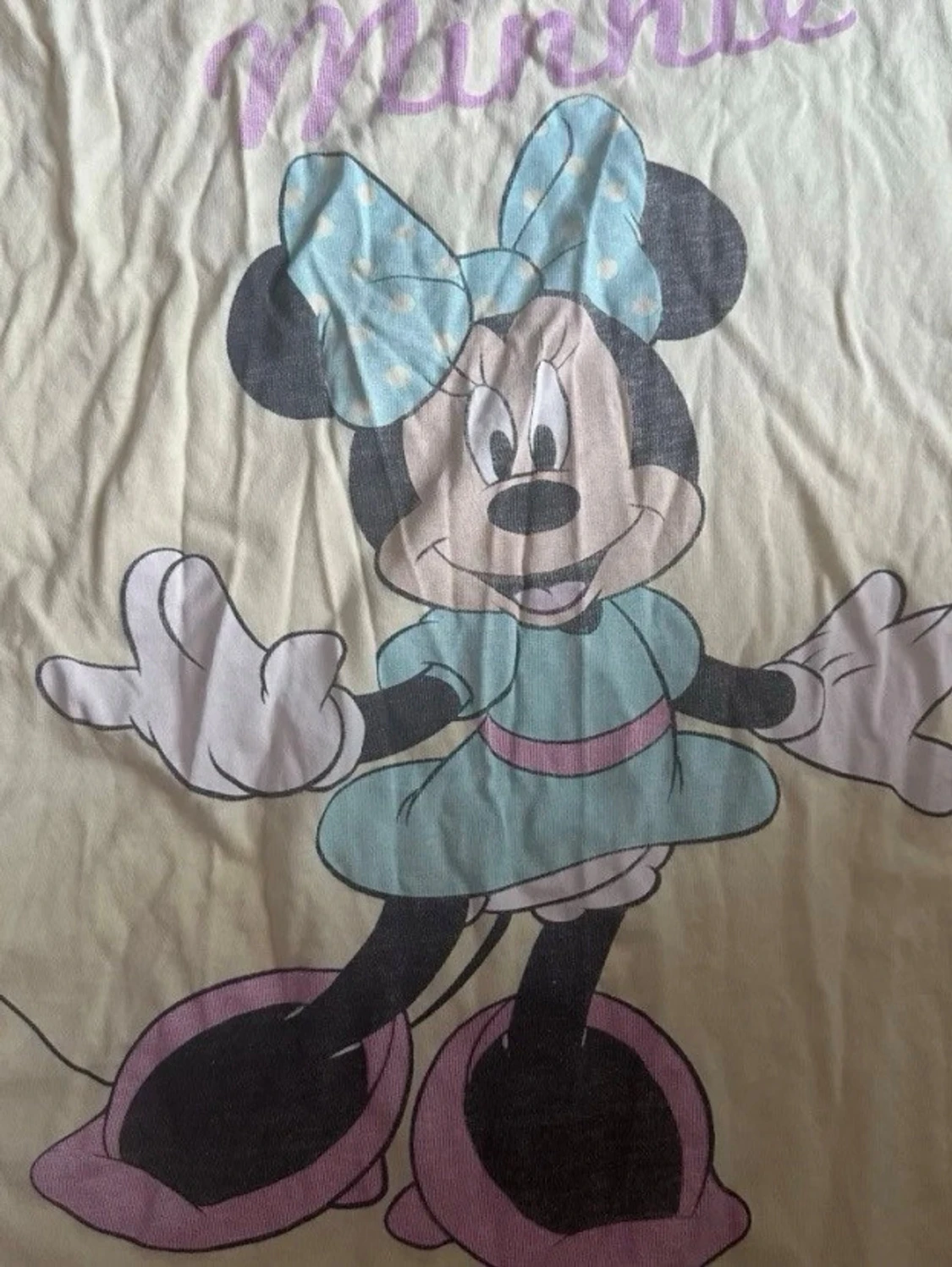 Gult nattlinne med Minnie Mouse Disney - 2
