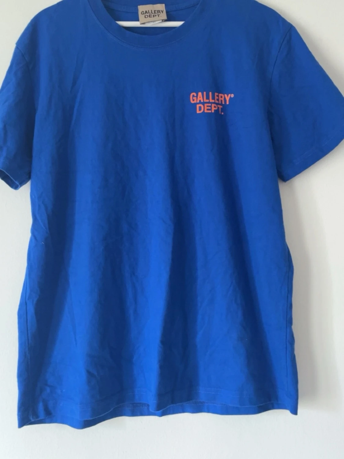 Blå Gallery Dept t-shirt med tryck