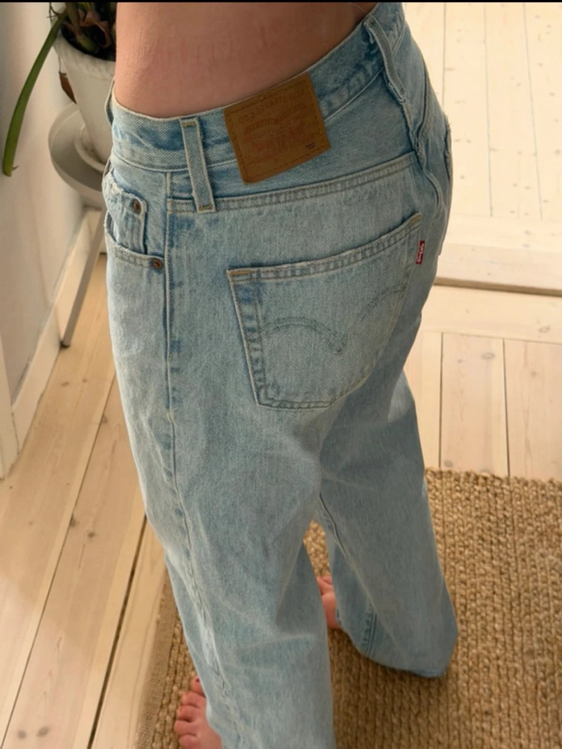 Ljusblå raka jeans Levi’s  - 2