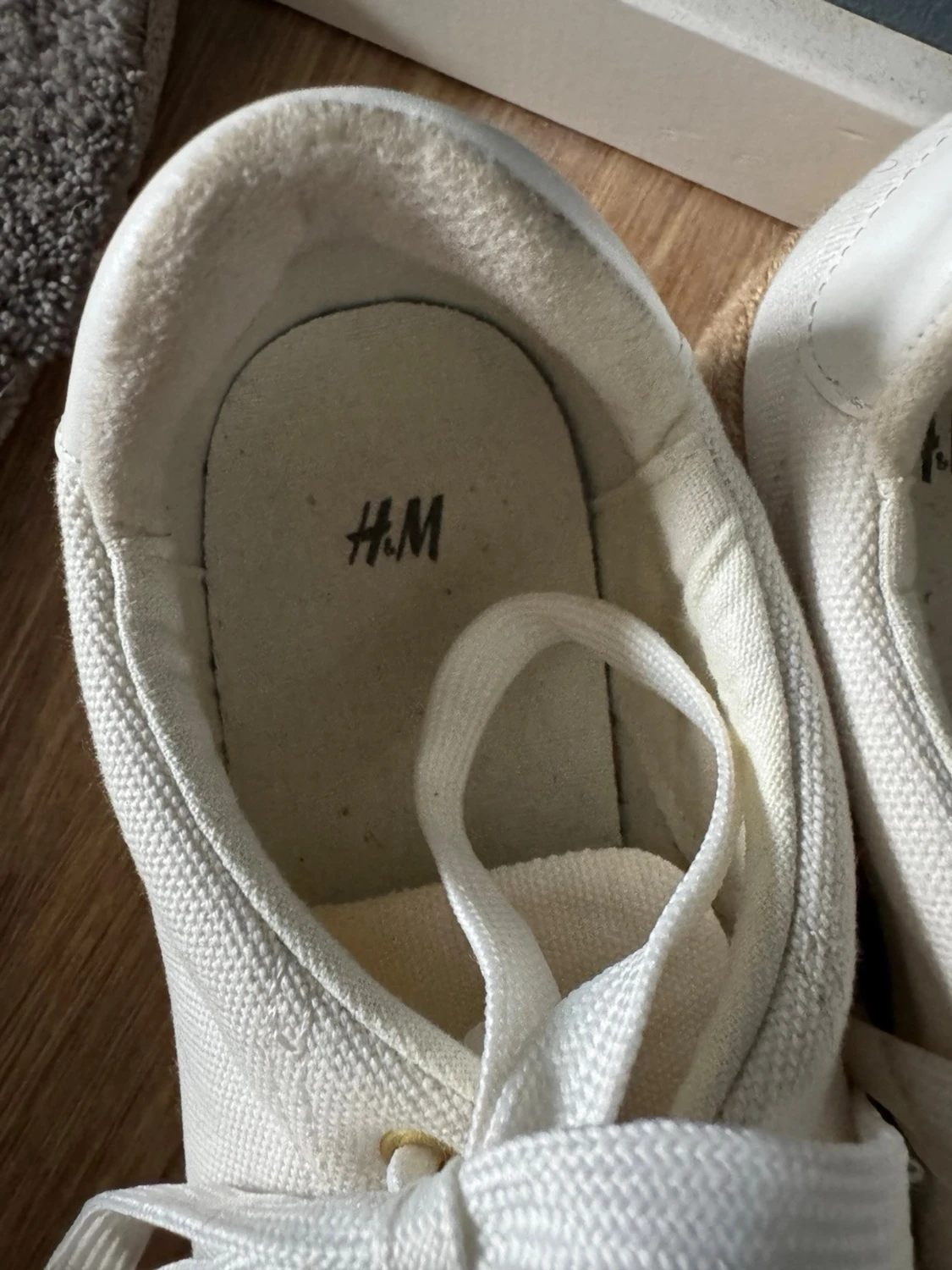 Vita platåsneakers med jutesula - 3