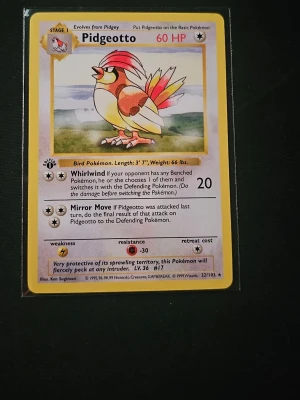 Pidgeotto #22 1st edition - Utmärkt Skick