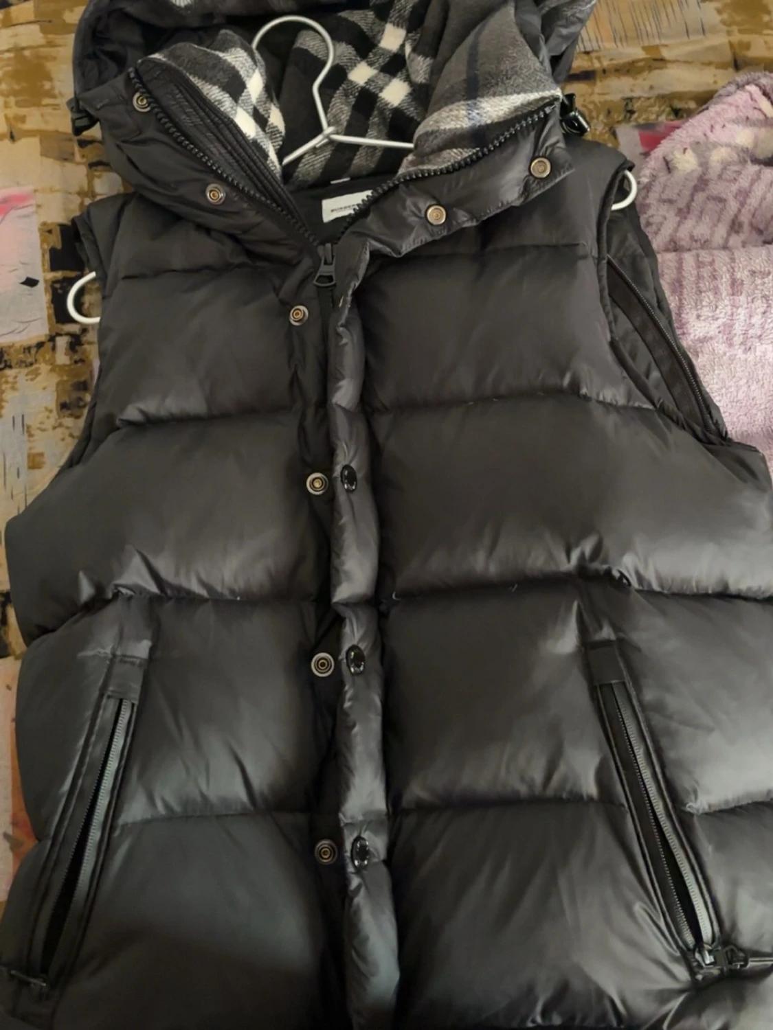 Svart burberry väst 