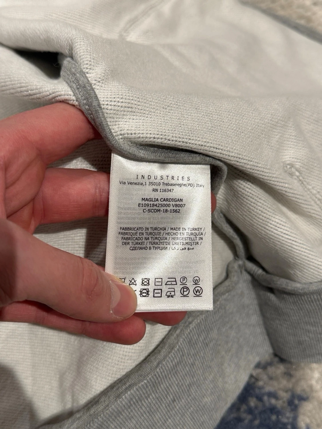 Grå Moncler zip hoodie - 4